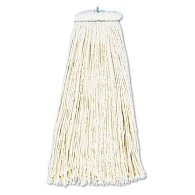 Boardwalk 716CEA Cut-end Lie-flat Wet Mop Head, Cotton, 16oz, White