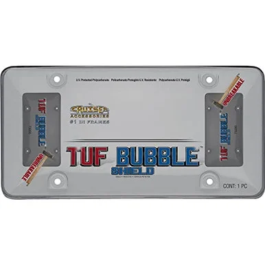 Cruiser 73200 License Plate Frame - Tuf Bubble Shield
