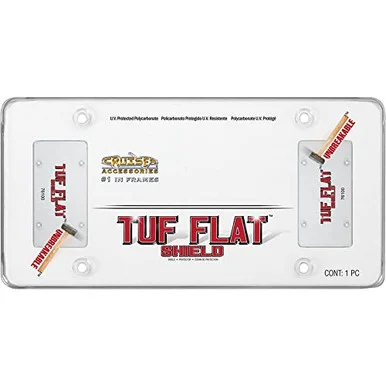 Cruiser 76100 License Plate Frame - Tuf Flat Shield