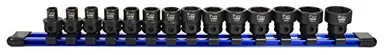 Astro Pneumatic 78314 14 Pc. 3/8" Drive Low Profile Nano Impact Sockets - Metric