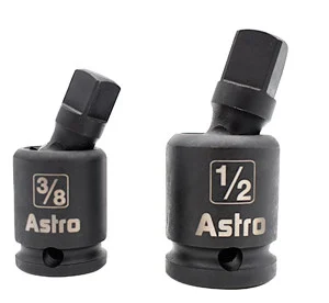 Astro Pneumatic 78342 3/8" And 1/2" Pinless Universal Joint Impact Adapter