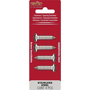 Cruiser 80430 License Plate Frame Fasteners