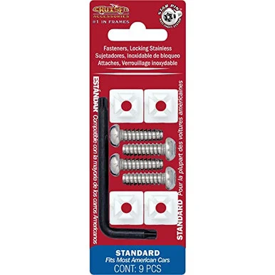 Cruiser 81200 License Plate Locking Frame Fasteners