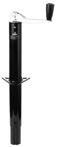 Husky Towing Man Top Wind Jack 5000 Cap Bolt-On or Weld-On Mnt Painted Black 88128