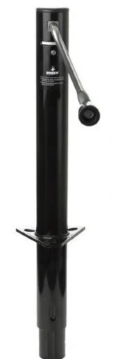 Husky Towing Man Side Wind Jack 2K Cap Bolt-On Or Weld-On Mnt Painted Black 88130