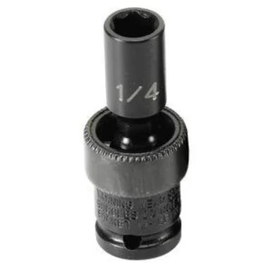 Grey Pneumatic 908US 1/4" Surface Drive X 1/4" Standard Universal Socket