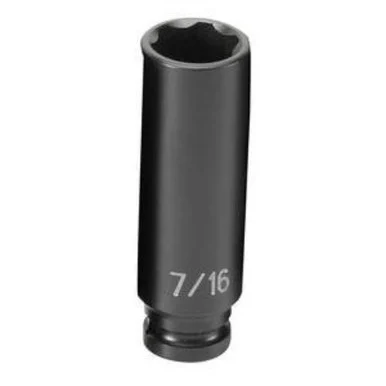Grey Pneumatic 914DS 1/4" Surface Drive X 7/16" Deep Socket