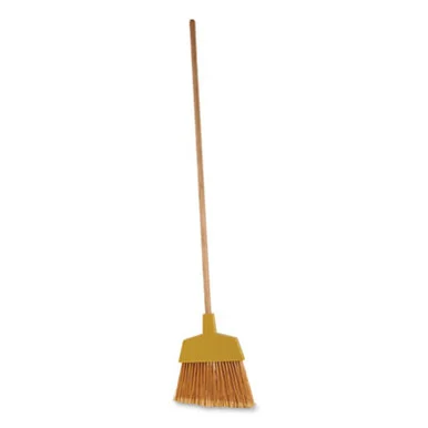Boardwalk 932ACT Angler Broom, 53" Handle, Yellow, 12/carton