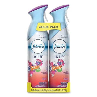 Procter & Gamble 97809 Air, Gain Moonlight Breeze, 8.8 Oz Aerosol Spray, 2/pack