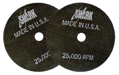 Shark Industries Ltd 12705 Cut-off Wheels 3"x1/16"x3/8" 50 Pk. 54 Grit