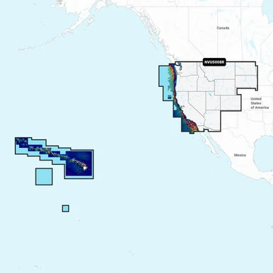 Garmin 010C129200 Navionics Vision+ U.S. West microSD