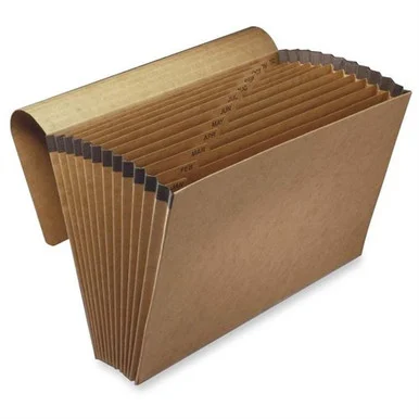 Esselte K-19d-ox Expanding Wallet - Legal - 8.5" X 14" - Brown (K19DOX)
