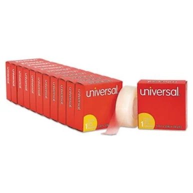 Universal Office Products 83436VP Invisible Tape, 1" Core, 0.75" X 36 Yds, Clear, 12/pack
