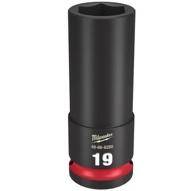Milwaukee Electric Tools 49-66-6280 Milwaukee Tool Shockwave Impact Duty 1/2"drive 19mm Deep 6 Point Socket