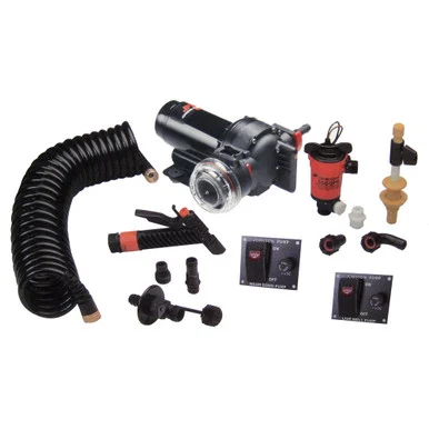 Johnson Pump 64634 Aqua Jet 5.2 Gph Wash Down/550 Live Well Kit - Johnson Pumps