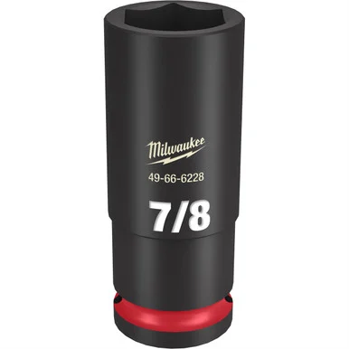 Milwaukee Electric Tools 49-66-6228 Shockwave Impact Duty 1/2"drive 7/8" Deep 6 Point Socket