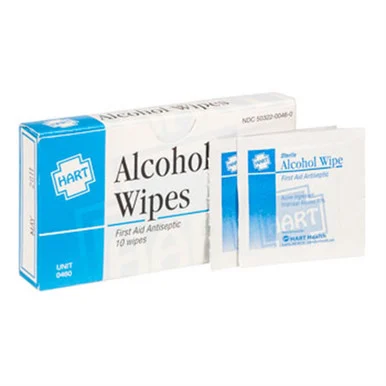 Chaos Supplies 0460 Chaos Safety Supplies Alcohol Wipes, Medium, 10/unit
