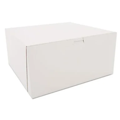 Southern Champion Tray SCH0989 Tuck-top Bakery Boxes, White, Paperboard, 12 X 12 X 6