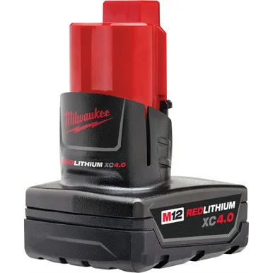 Milwaukee Electric Tools 48-11-2440 Milwaukee Tool M12 Redlithium Xc 4.0 Extended Capacity Battery Pack