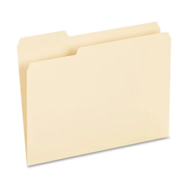 Pendaflex Essentials File Folder - Letter - 8.50" X 11" - 0.75" Expansion - 1/3 Tab Cut - 11 Pt. - Manila - Manila - 100 / Box (ESS752131)