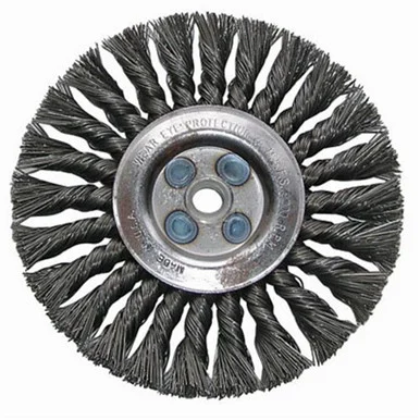 Shark Industries Ltd 14060 4" Straight Knotted Wire Wheel