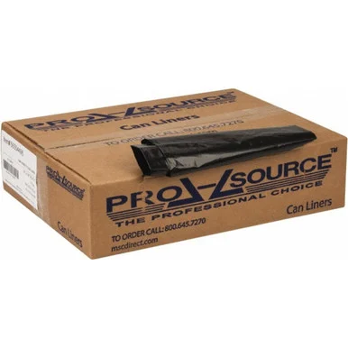 General Supply 56554496 Msc Industrial Supply Pro-source 250 Qty 1 Pack 33 Gal 0.8 Mil Household/office Trash Bag, 33" Wide X 39" High, Black