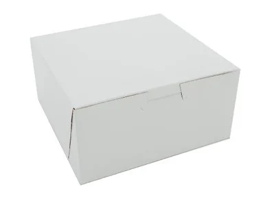 Southern Champion Tray 905 Non-window Bakery Boxes, 6 X 6 X 3, White, 250/carton