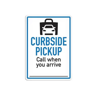 Top Tape SS5092V Curbside Pickup Call When You Arriv - Incom Direct