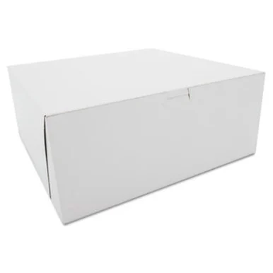 Southern Champion Tray SCH0987 Tuck-top Bakery Boxes, Paperboard, White, 12 X 12 X 5