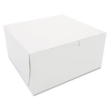Southern Champion Tray SCH0941 Non-window Bakery Boxes, 8 X 8 X 4, White, 250/carton