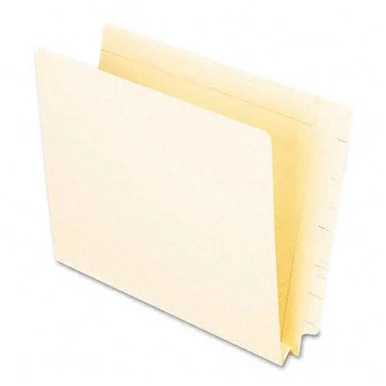 Esselte End Tab Expansion Folder - Letter - 8.5" X 11" - Straight Tab Cut - 1.5" Expansion - 50 / Box - 14pt. - Manila (16625)