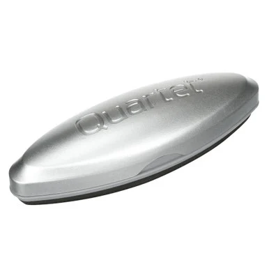 Quartet® Premium Magnetic 3-in-1 Glass Board Eraser, 6 1/2" x 2" x 1 3/8", Silver (sfeb3)