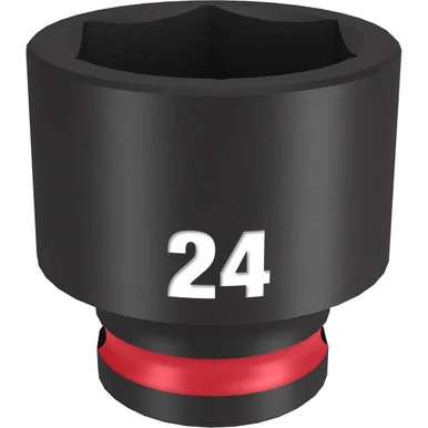Milwaukee Electric Tools 49-66-6147 Shockwave Impact Duty 3/8"drive 24mm Standard 6 Point Socket