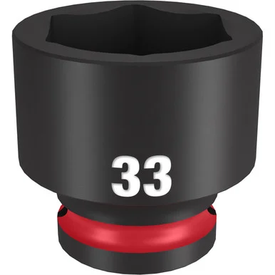 Milwaukee Electric Tools 49-66-6265 Shockwave Impact Duty 1/2"drive 33mm Standard 6 Point Socket