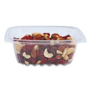 World Centric RDCS12 Pla Rectangular Deli Containers, 12 Oz, 4.8 X 5.9 X 2.1, Clear, 900/carton