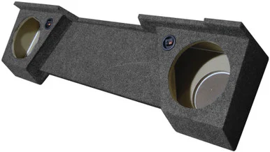 Qpower BQGMC102007HT Empty Woofer Box Dual 10" For Gmc Xcab 07-08 High Transmission