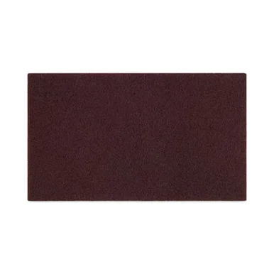 Boardwalk SPP1428 Deep Scrub Pads, 28 X 14, Maroon, 10/carton BWKSPP1428