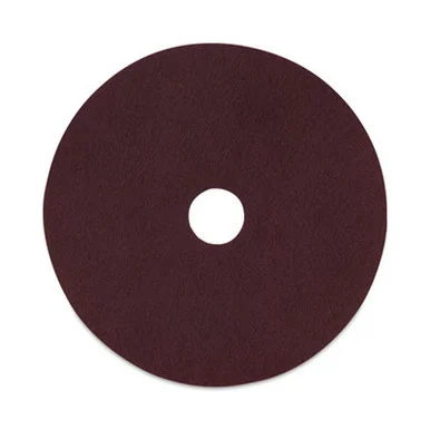 Boardwalk SPP20 Deep Scrub Pads, 20" Diameter, Maroon, 10/carton BWKSPP20