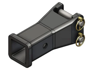 BLUE OX KIT; ADD-ON 2" RECEIVER; ADJUSTABLE DROP BX88417