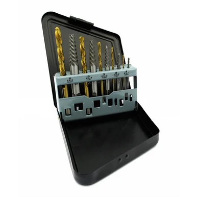K Tool International CDB4966 Extractor Drill Bit Set 10 Pc