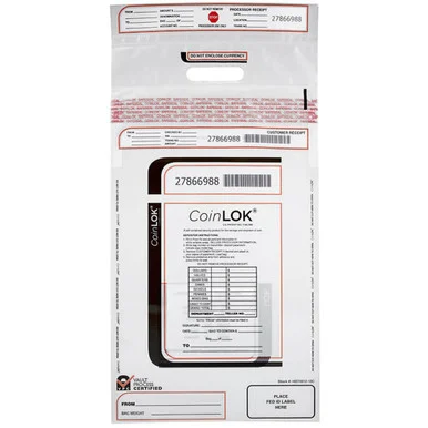 ControlTek CoinLOK Plastic Coin Bags (cnk-585407)