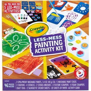 Crayola Less Mess Paint Set (cyo-046941)