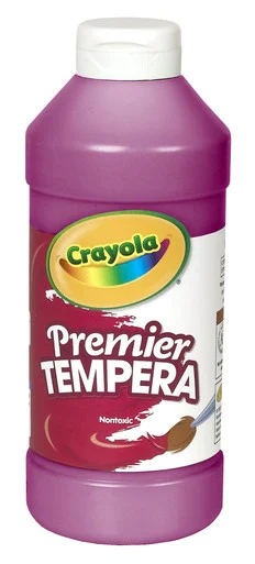 Crayola 16 Oz. Premier Tempera Paint - 16 Fl Oz - 1 Each - Magenta (cyo-541216069)