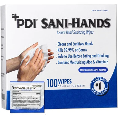 PDI Sani-Hands Instant Hand Sanitizing Wipes (d43600ct)