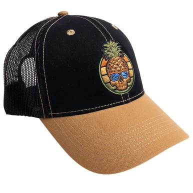 Easter Island Mercantile EICAPSKUL Pinefor apple Skull Cap