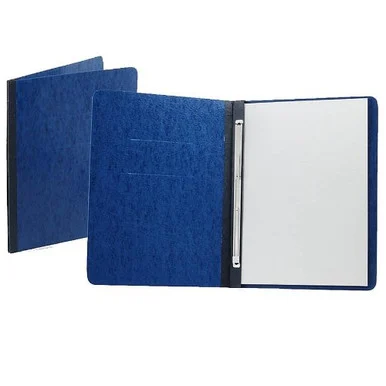 Oxford Pressguard Report Cover With Reinforced Side Hinge - Letter - 8.50" X 11" - 3" Folder Fastener Capacity - Pressguard - Dark Blue - 1 Each (ESS12702)