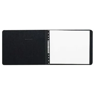 Oxford Oxford Pressguard Report Cover With Reinforced Top Hinge - Letter - 8.50" X 11" - Prong Fastener - 2" Folder Fastener Capacity - 20 Pt. - Pressguard - Black - 1 Each (ESS71106)