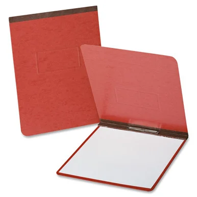 Oxford Pressguard Report Cover With Reinforced Top Hinge - Letter - 8.50" X 11" - Prong Fastener - 2" Folder Fastener Capacity - 20 Pt. - Pressguard - Red - 1 Each (ESS71134)