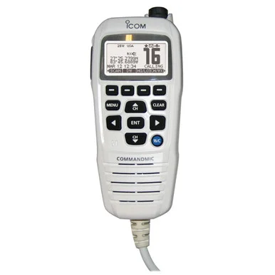 Icom HM195GW CommandMic IV - White with Backlit LCD HM195GW_92