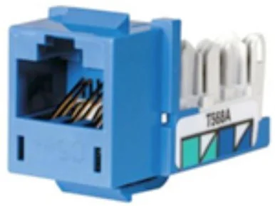 Hubbell Xcelerator HXJ5EW Cat.5e Keystone Jack - Hubbell Incorporated
